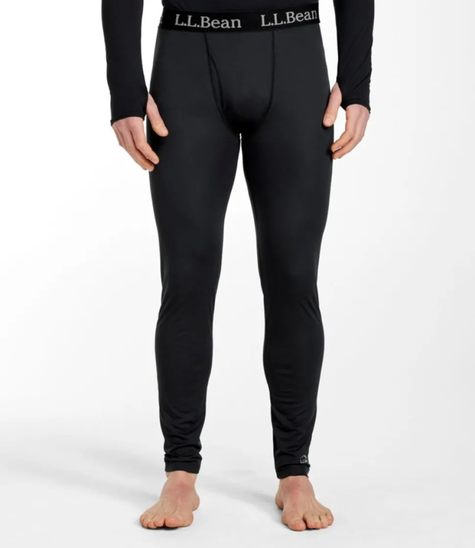 New L.L.Bean "Men's Lightweight Base Layer Pants" Black