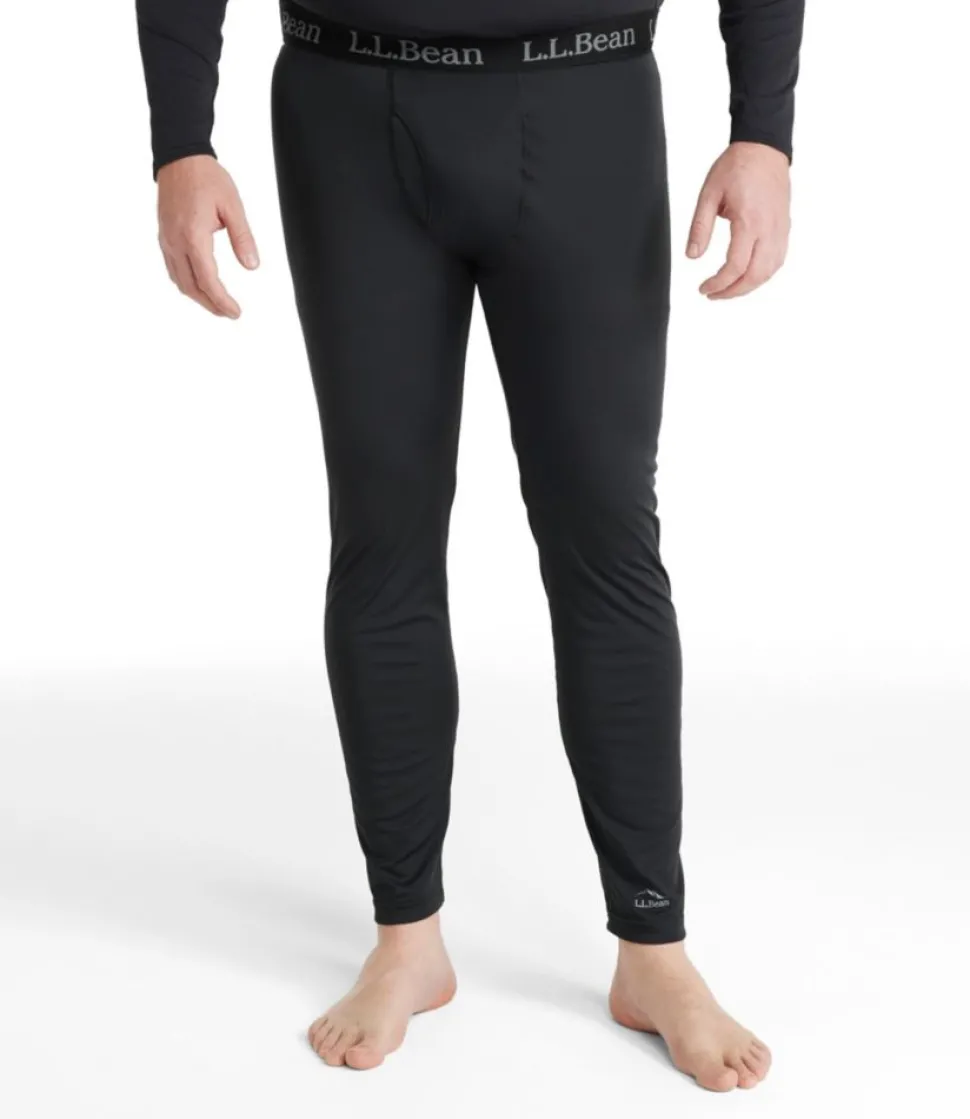 New L.L.Bean "Men's Lightweight Base Layer Pants" Black