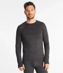 Shop L.L.Bean "Men's Simple Soft Base Layer, Crew"