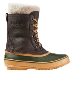 Cheap L.L.Bean "Men's Snow Boots with Tumbled Leather"