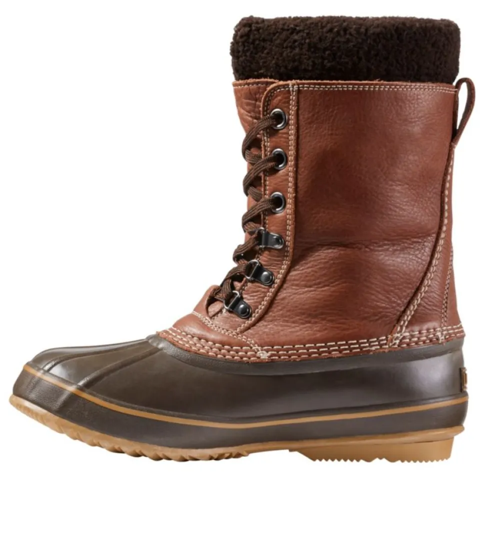 Cheap L.L.Bean "Men's Snow Boots with Tumbled Leather"