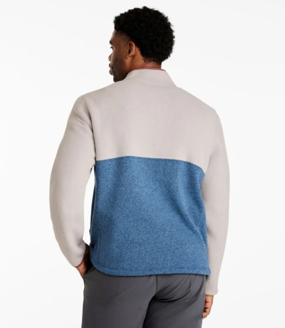 Outlet L.L.Bean "Men's Sweater Fleece Sherpa Hybrid Pullover"