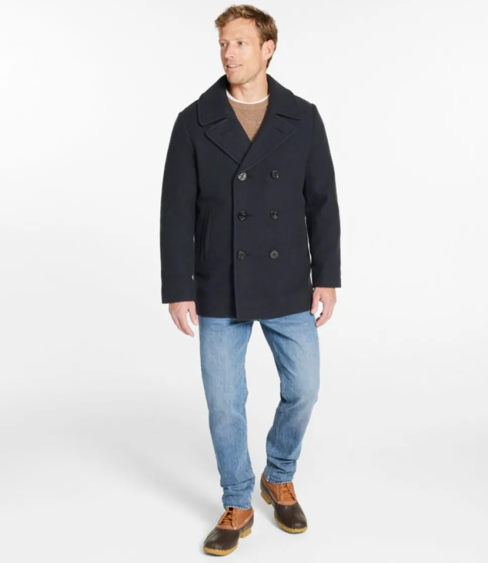 Best Sale L.L.Bean "Men's Wool Peacoat"