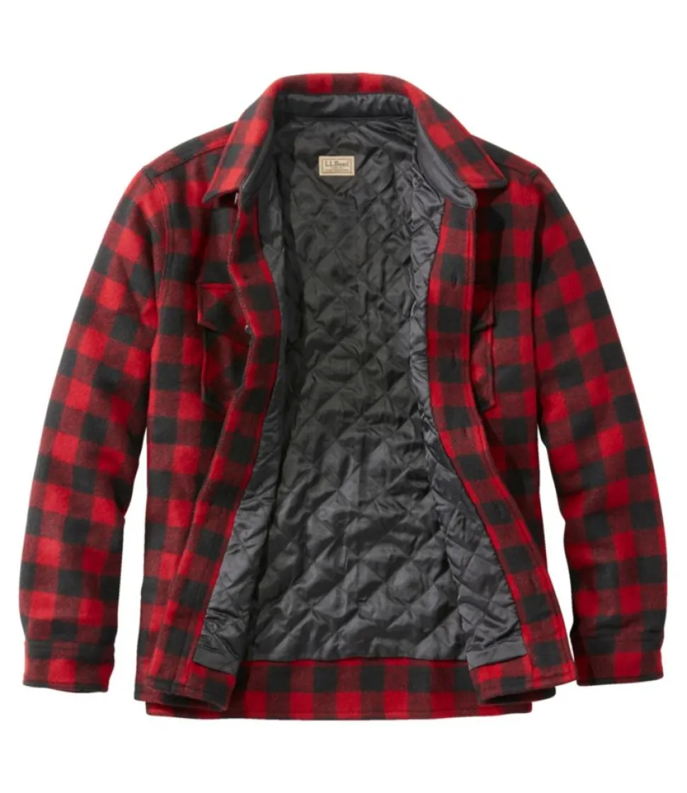 New L.L.Bean "Men's Maine Guide Shirt with PrimaLoft"