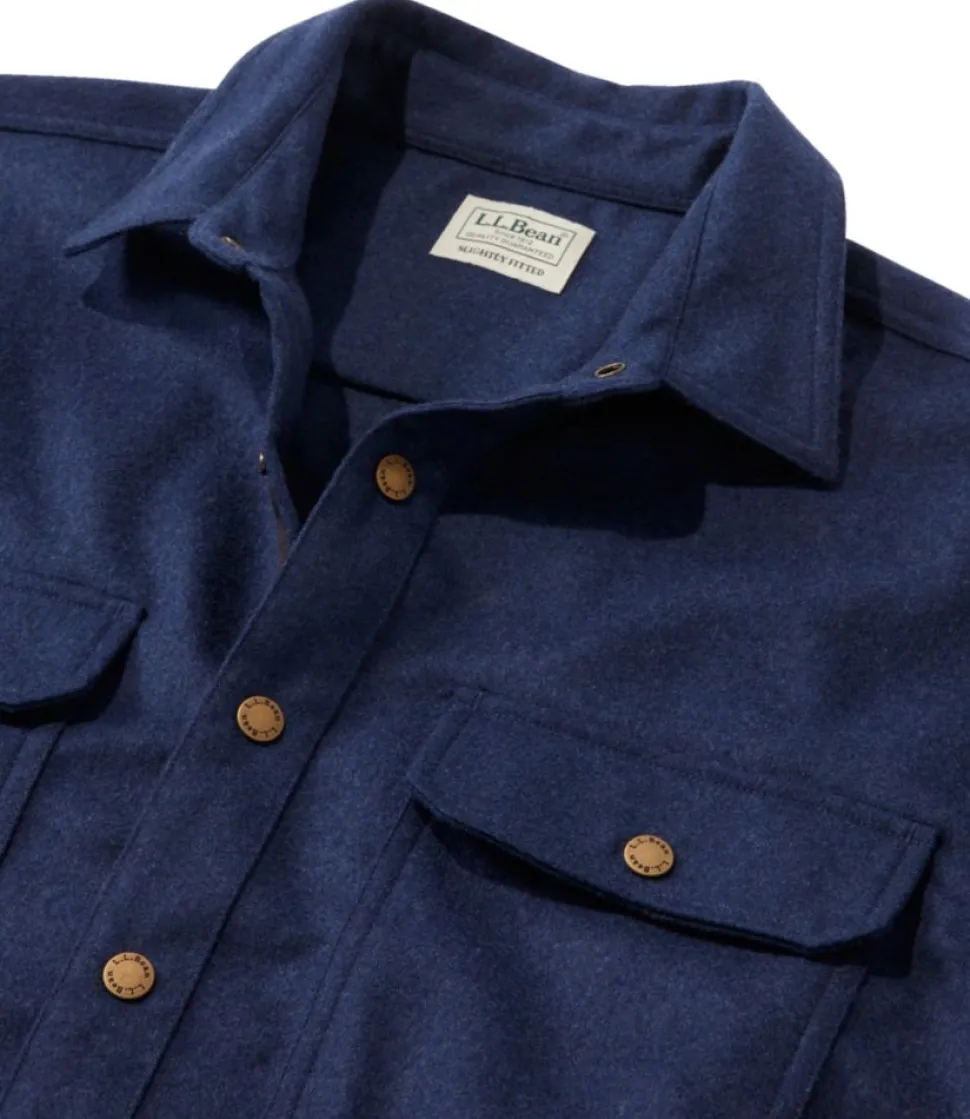 New L.L.Bean "Men's Maine Guide Wool Field Shirt"