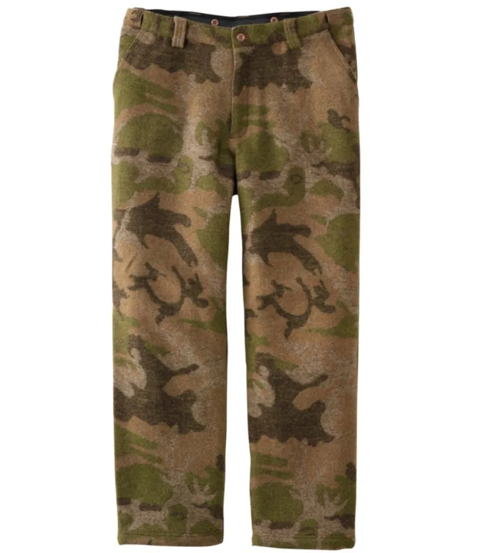 New L.L.Bean "Men's Maine Guide Wool Pants with PrimaLoft, " Camouflage