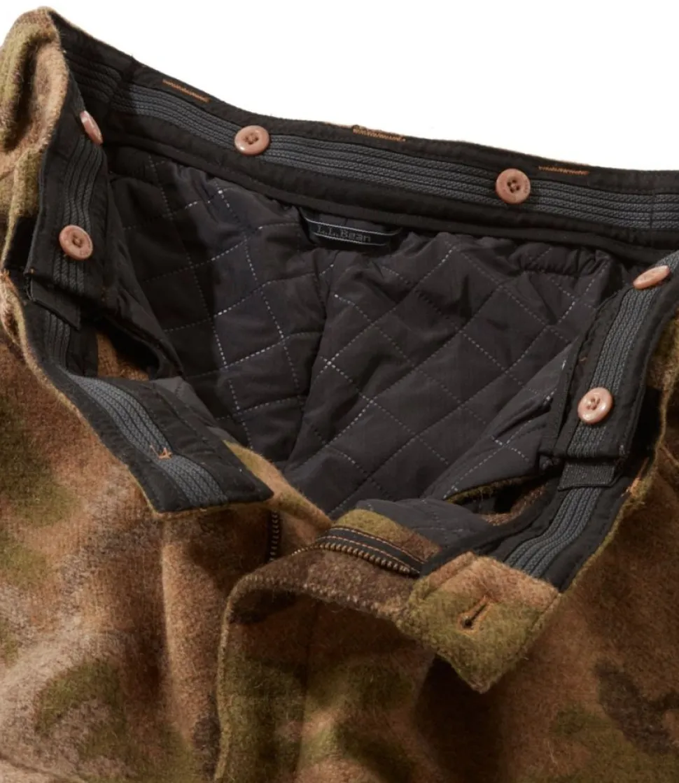 New L.L.Bean "Men's Maine Guide Wool Pants with PrimaLoft, " Camouflage