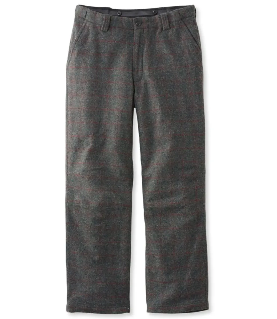 Best Sale L.L.Bean "Men's Maine Guide Wool Pants with PrimaLoft, Plaid" Malone
