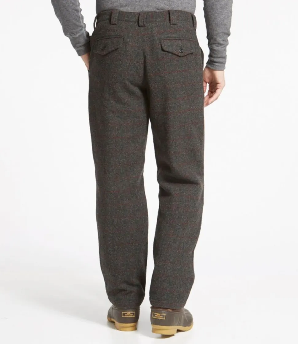 Best Sale L.L.Bean "Men's Maine Guide Wool Pants with PrimaLoft, Plaid" Malone