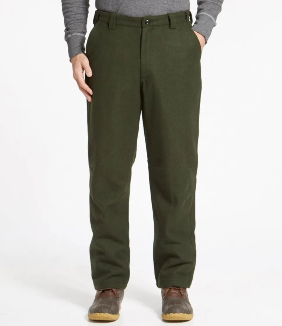 Outlet L.L.Bean "Men's Maine Guide Wool Pants with PrimaLoft" Loden