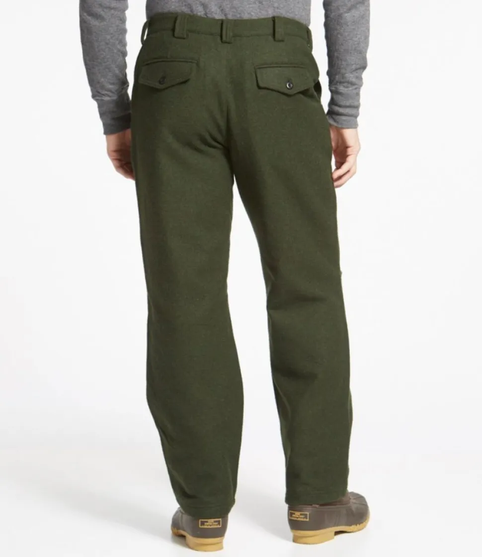 Outlet L.L.Bean "Men's Maine Guide Wool Pants with PrimaLoft" Loden