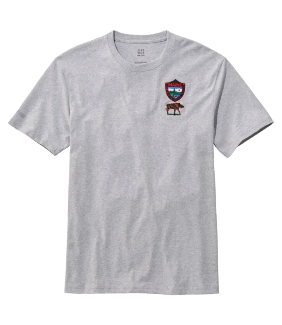 Store L.L.Bean "Men's Maine Inland Fisheries and Wildlife Tee, Moose" LightHeatherGrey
