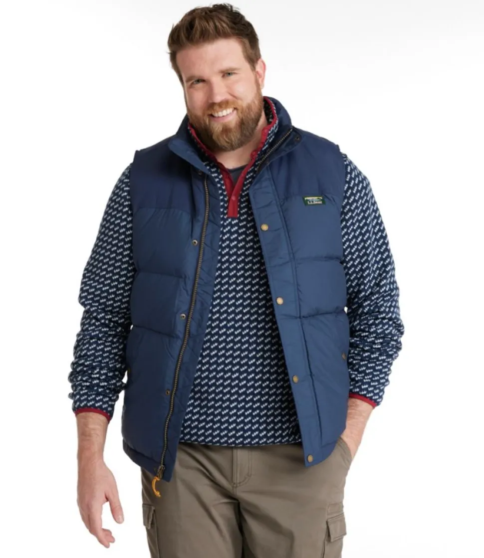 Hot L.L.Bean "Men's Mountain Classic Down Vest" NauticalNavy