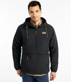 Fashion L.L.Bean "Men's Mountain Classic Insulated Anorak" Black