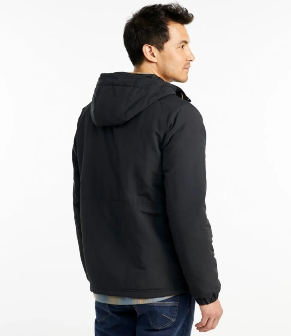Fashion L.L.Bean "Men's Mountain Classic Insulated Anorak" Black