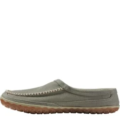 Outlet L.L.Bean "Men's Mountain Slipper Scuffs, Canvas" RangeleyBlue