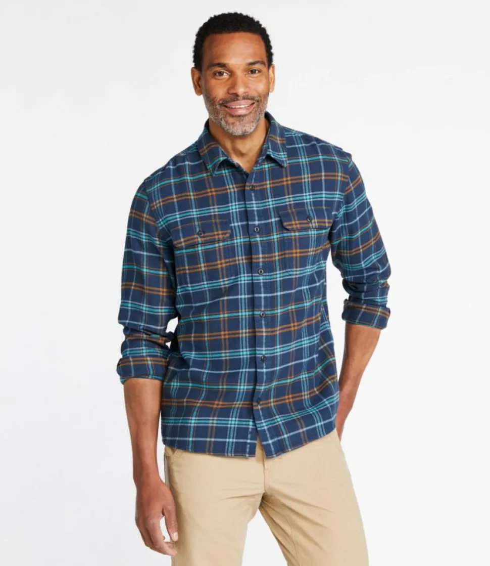 Cheap L.L.Bean "Men's Organic Flannel Shirt, Slightly Fitted"