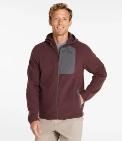 Shop L.L.Bean "Men's Pathfinder Performance Fleece Jacket, Full-Zip Hoodie"