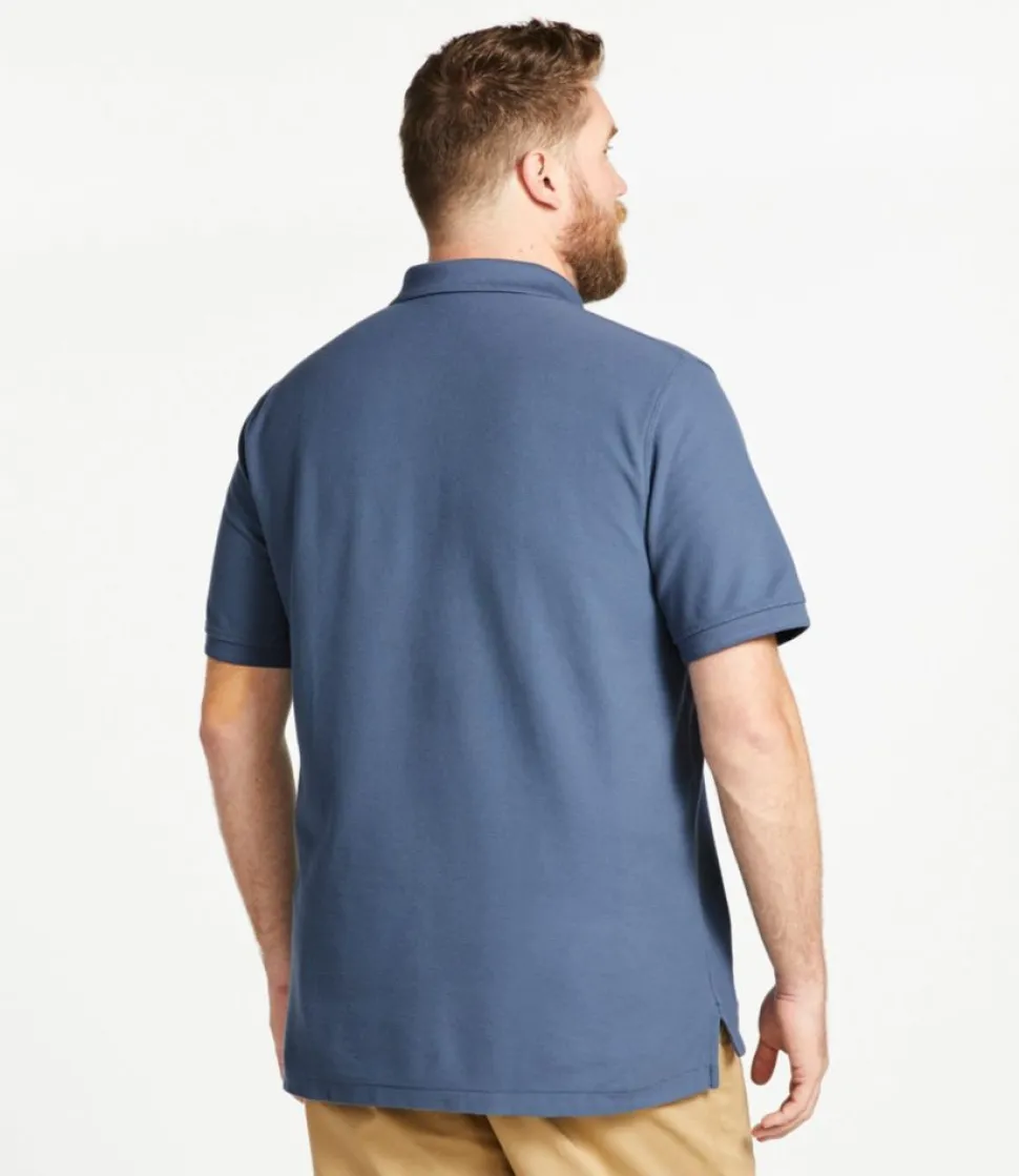 Best Sale L.L.Bean "Men's Premium Double L® Polo Banded, Short-Sleeve Without Pocket"