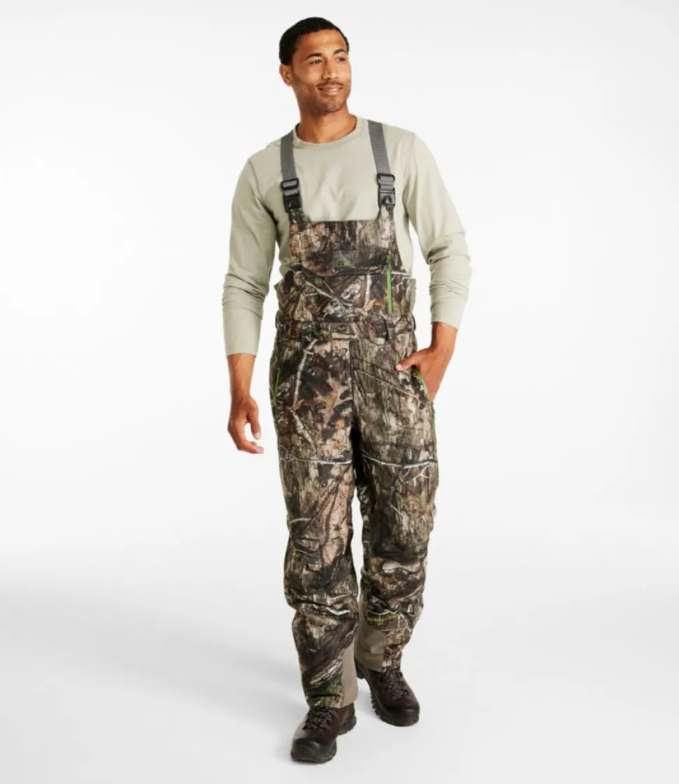 Outlet L.L.Bean "Men's Ridge Runner Insulated Storm Bibs" MossyOakCountryDNA