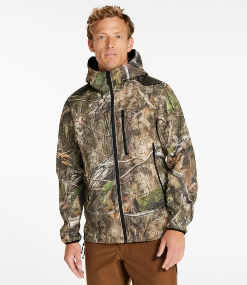 Clearance L.L.Bean "Men's Ridge Runner Softshell Jacket, Camo" MossyOakCountryDNA