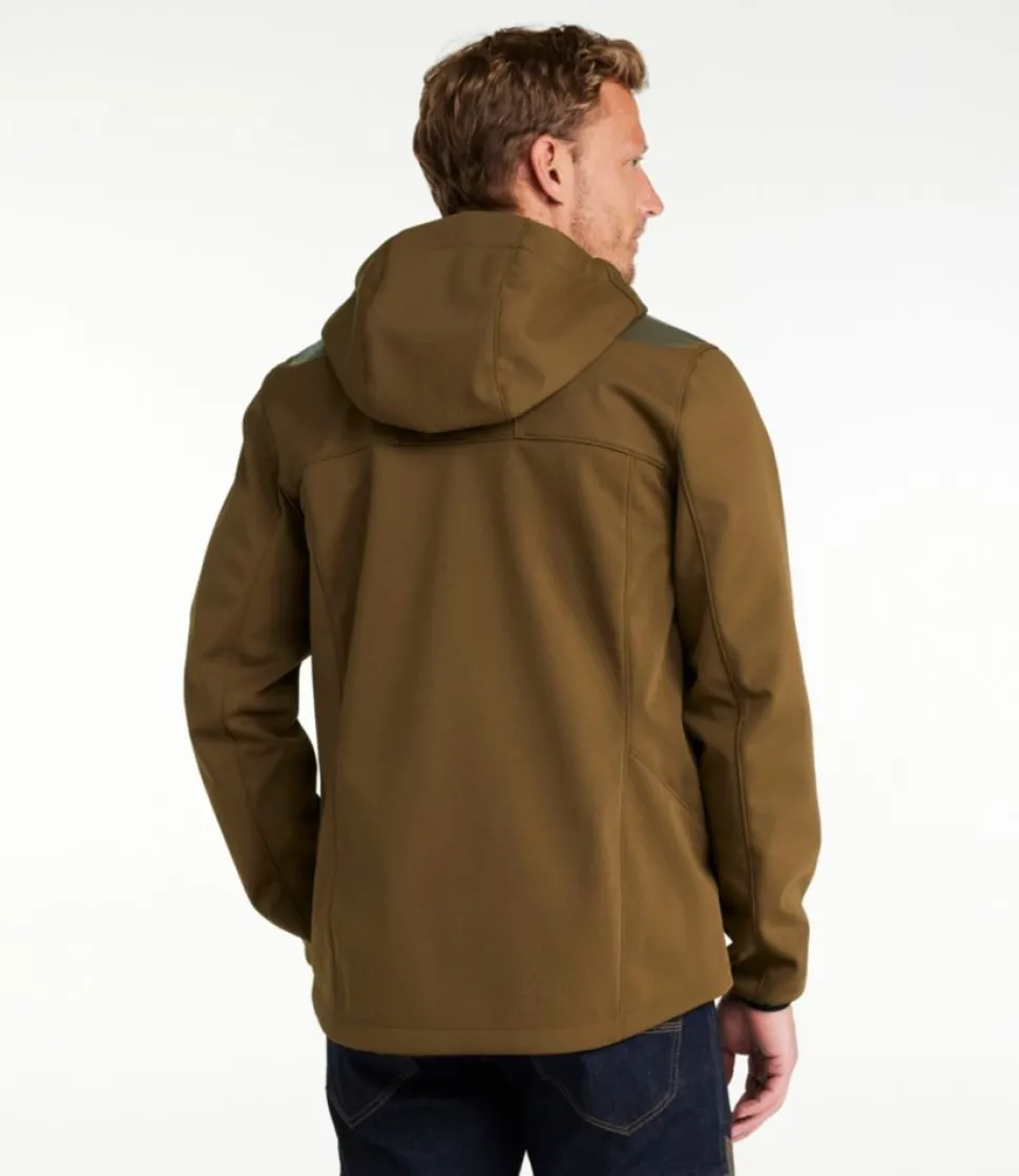 Discount L.L.Bean "Men's Ridge Runner Softshell Jacket, Solid" MapleBrown