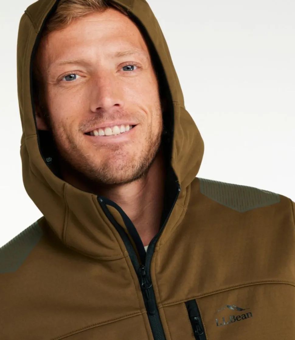 Discount L.L.Bean "Men's Ridge Runner Softshell Jacket, Solid" MapleBrown