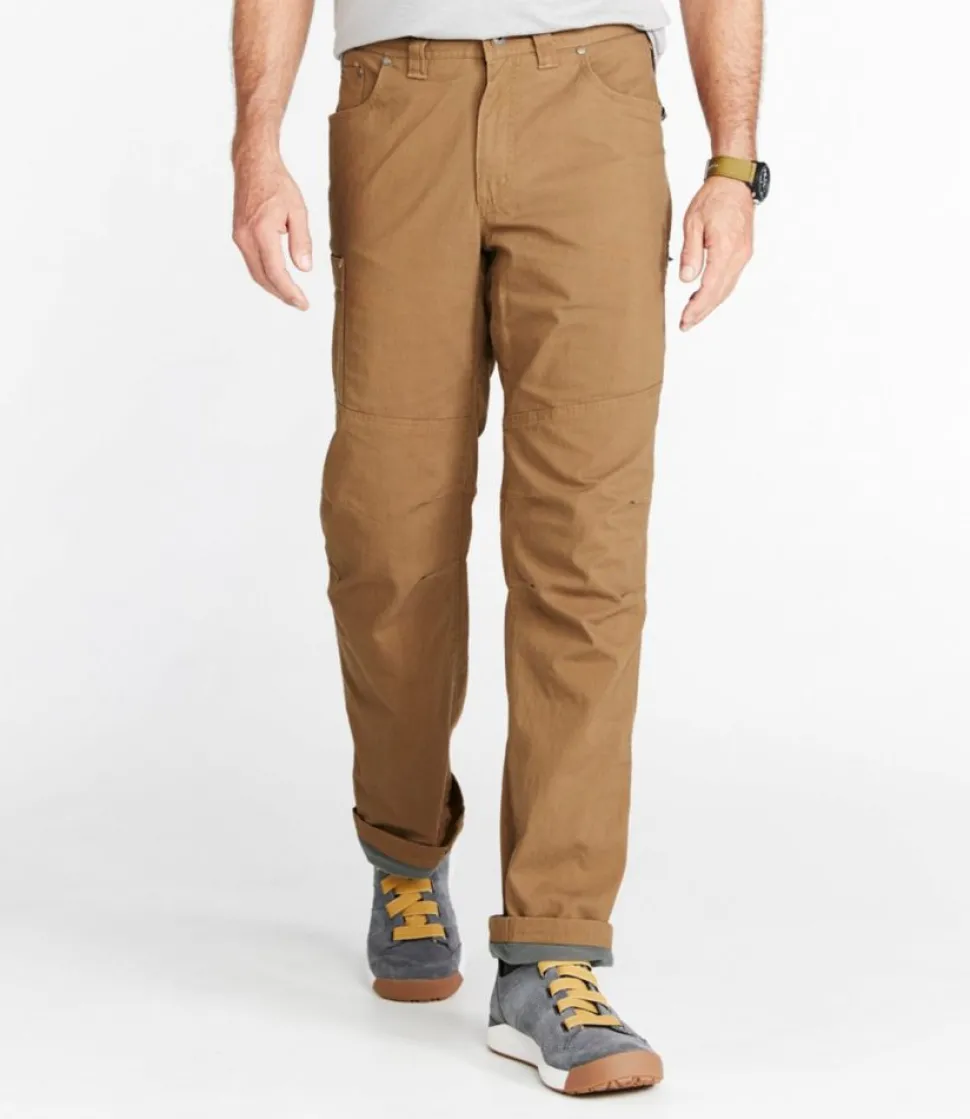 Store L.L.Bean "Men's Riverton Pants with Stretch, Standard Fit, Lined" MapleBrown