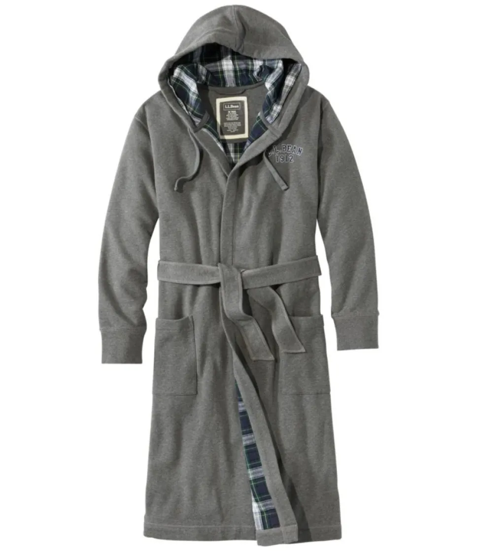 Flash Sale L.L.Bean "Men's Rugby Robe, Flannel-Lined, Hooded"