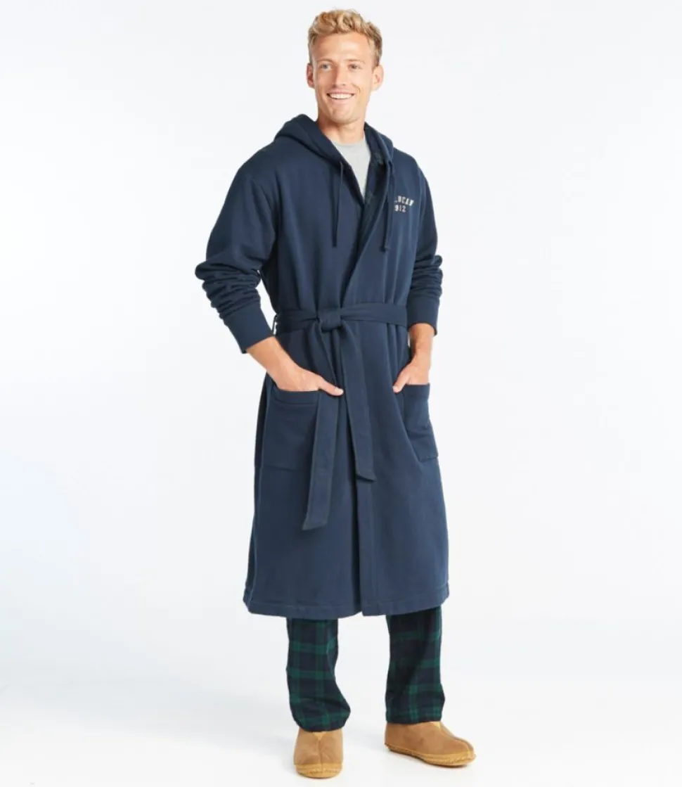Flash Sale L.L.Bean "Men's Rugby Robe, Flannel-Lined, Hooded"