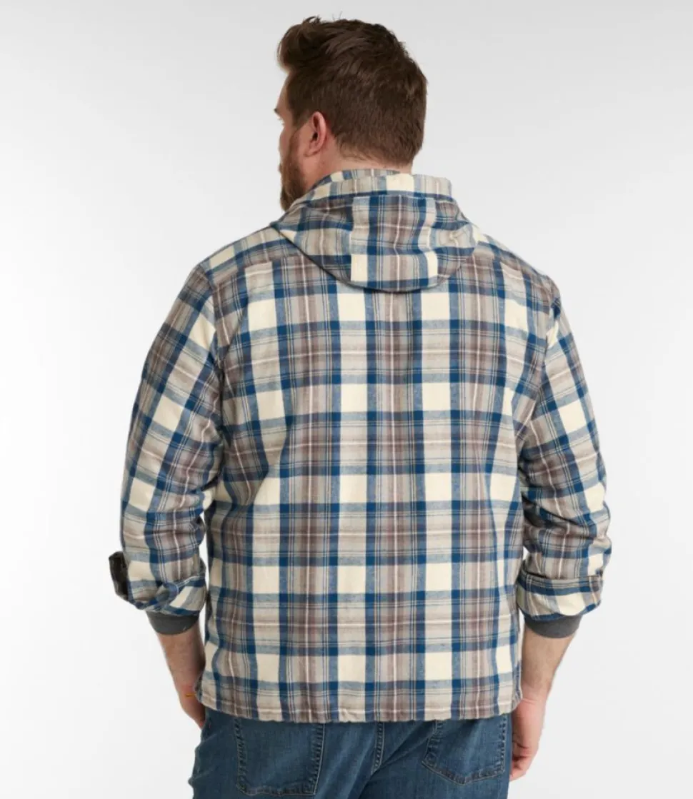 Sale L.L.Bean "Men's Scotch Plaid Flannel Shirt, Anorak, Traditional Fit"