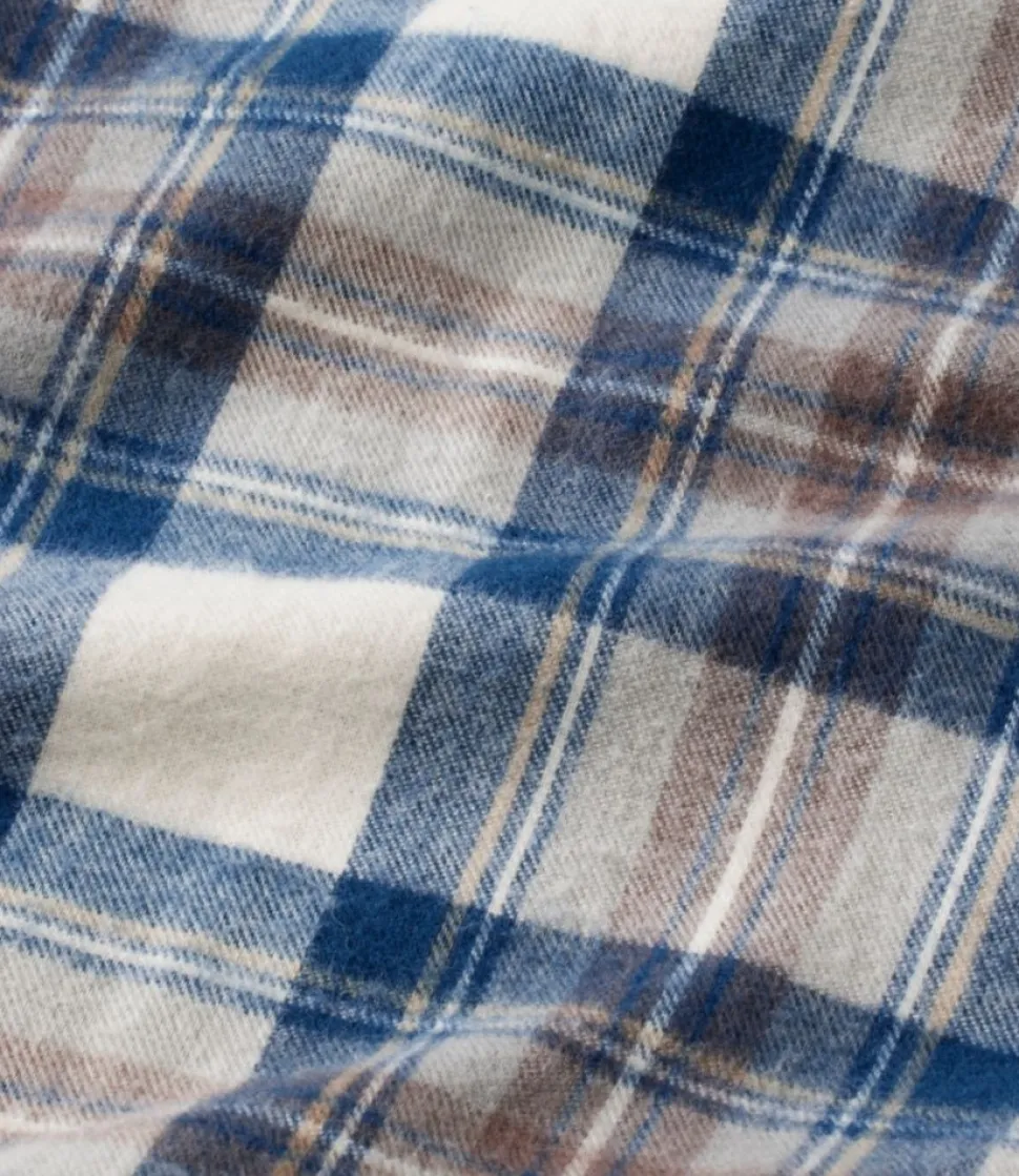 Sale L.L.Bean "Men's Scotch Plaid Flannel Shirt, Anorak, Traditional Fit"