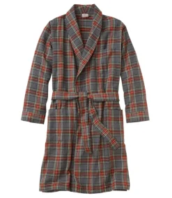 Sale L.L.Bean "Men's Scotch Plaid Flannel Robe"