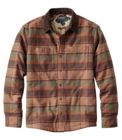 Cheap L.L.Bean "Men's Signature 1933 Chamois Cloth Shirt, Lined, Pattern"