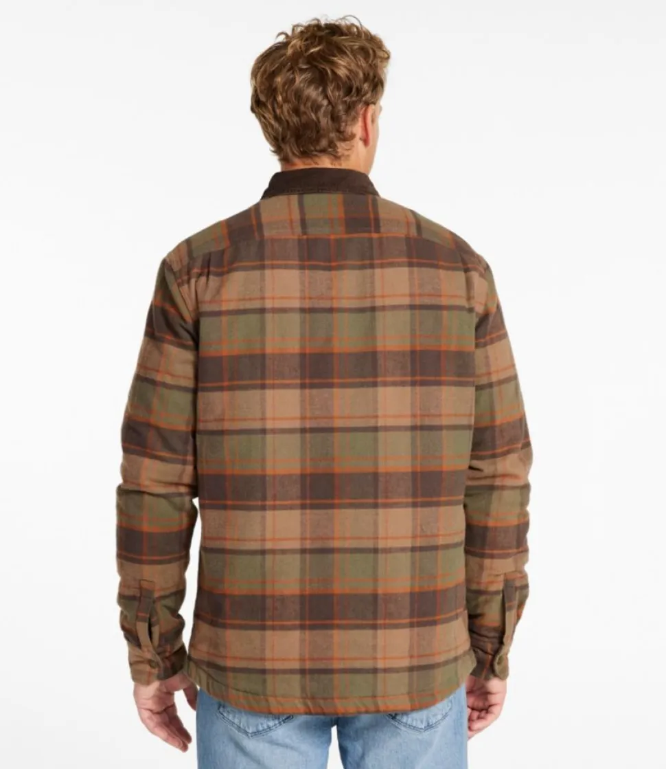 Cheap L.L.Bean "Men's Signature 1933 Chamois Cloth Shirt, Lined, Pattern"