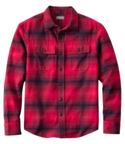 Discount L.L.Bean "Men's Signature 1933 Chamois Cloth Shirt, Slim Fit, Pattern"