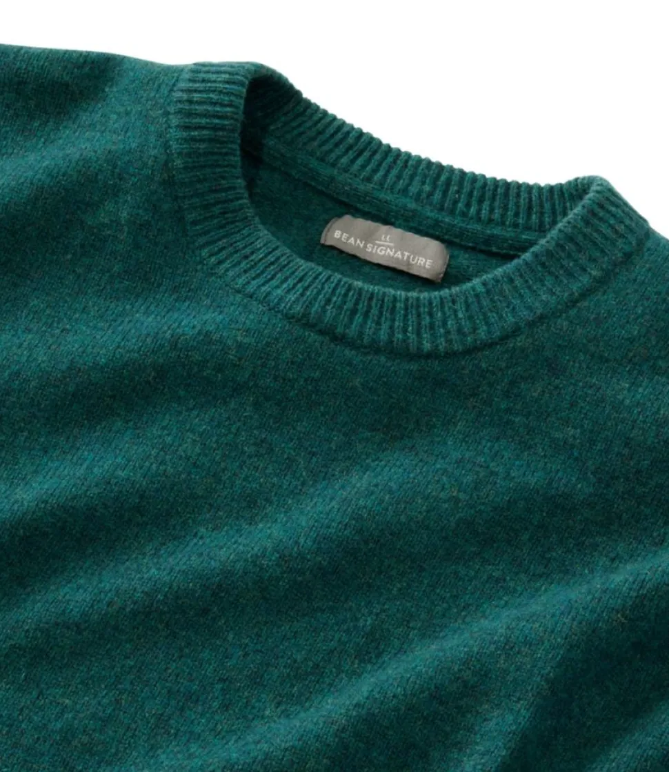 Store L.L.Bean "Men's Signature Camp Merino Wool Crewneck Sweater" EmeraldSpruce