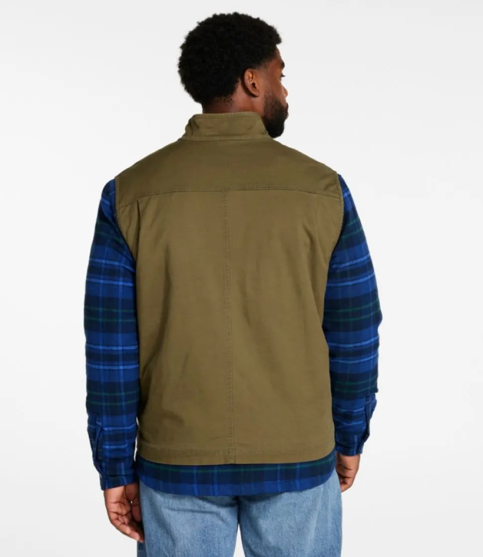 Flash Sale L.L.Bean "Men's Signature Camp Vest, Lined" AntiqueOlive