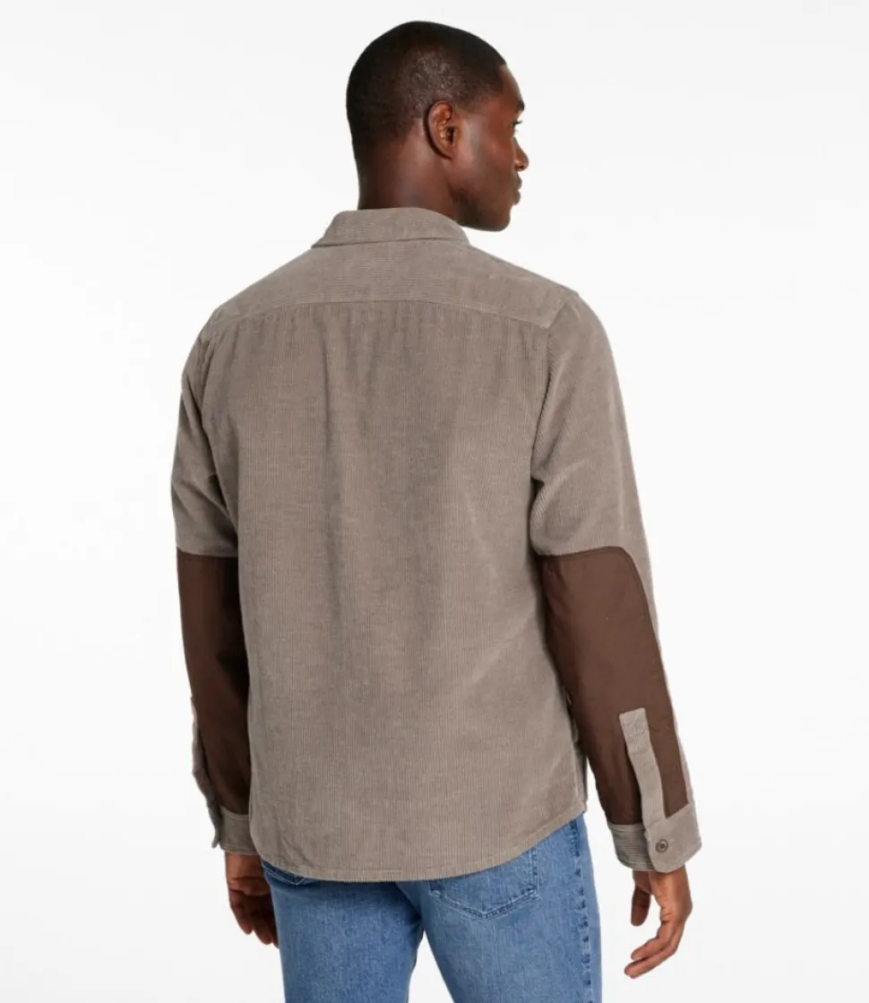 Hot L.L.Bean "Men's Signature Cord Workshirt" FossilBrown