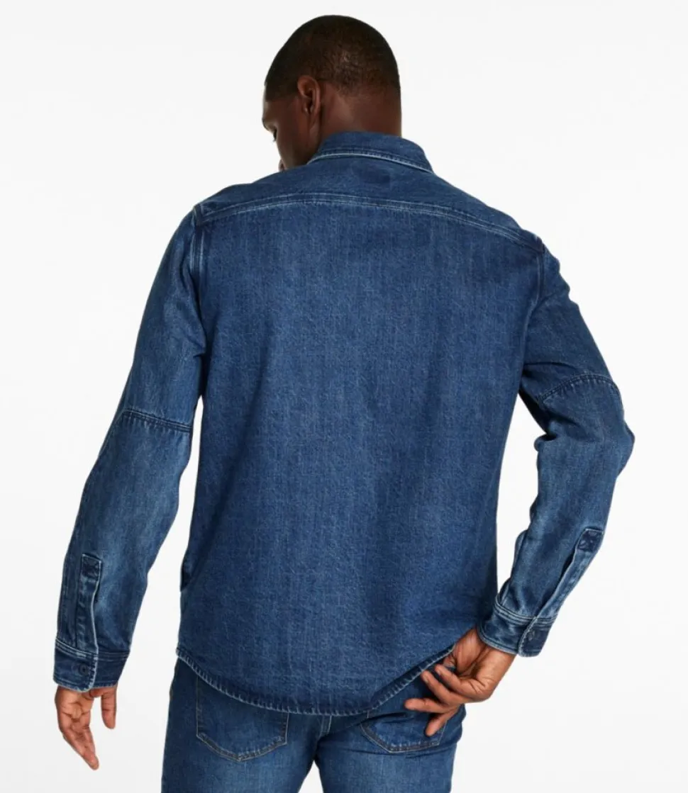 New L.L.Bean "Men's Signature Denim Workshirt" DarkIndigo