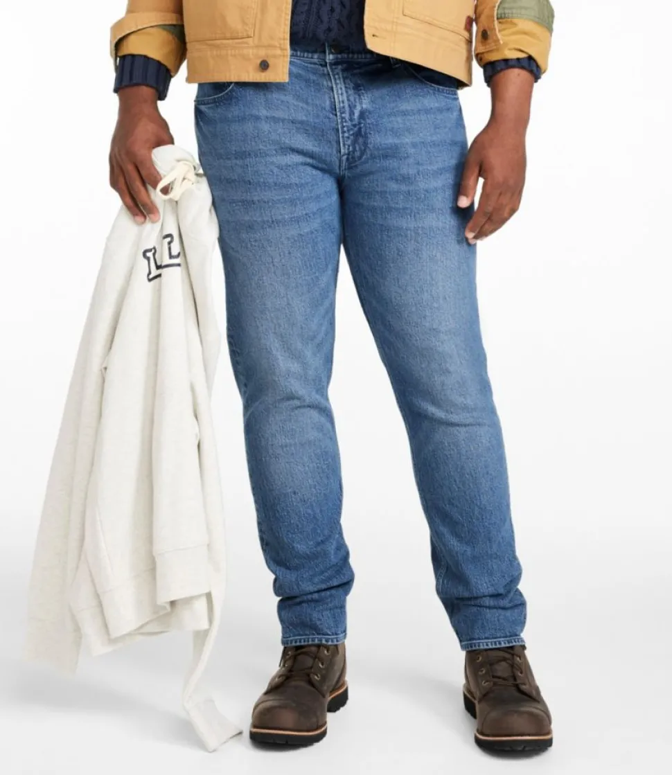 Shop L.L.Bean "Men's Signature Heritage Denim, Classic Fit, Tapered Leg"