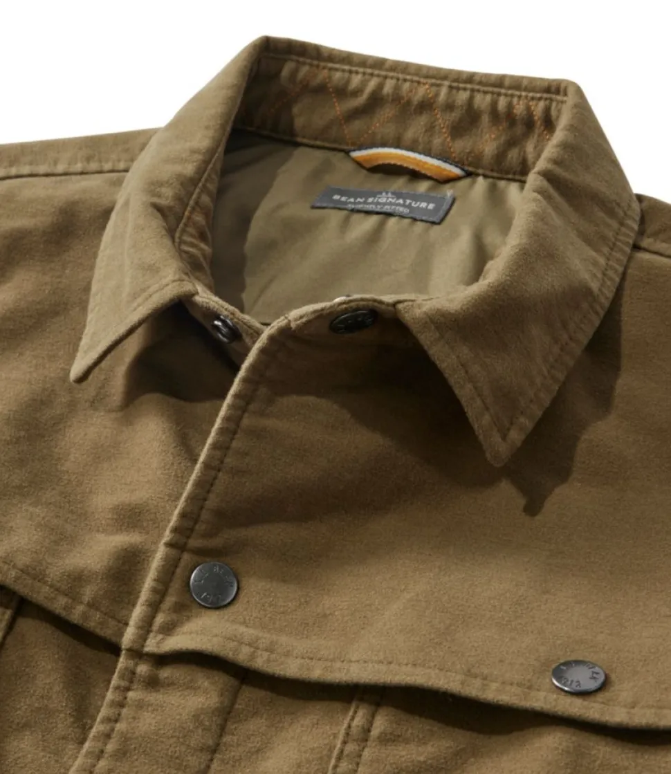 Cheap L.L.Bean "Men's Signature Heritage Moleskin Shirt Jac"