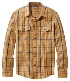 Outlet L.L.Bean "Men's Signature Heritage Textured Flannel Shirt"