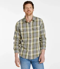 Outlet L.L.Bean "Men's Signature Heritage Textured Flannel Shirt"