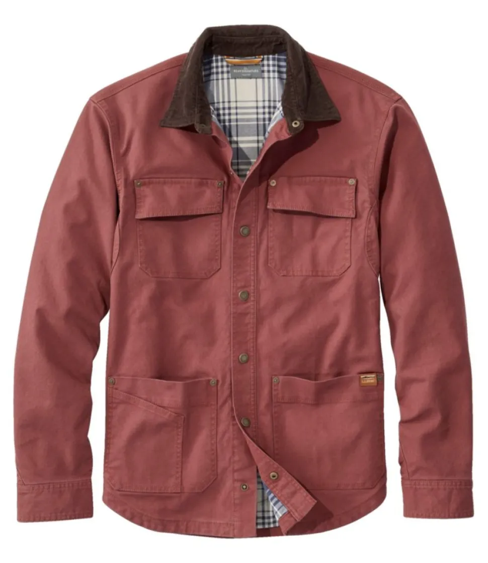Store L.L.Bean "Men's Signature Lined Canvas Shirt Jac" LightHickory