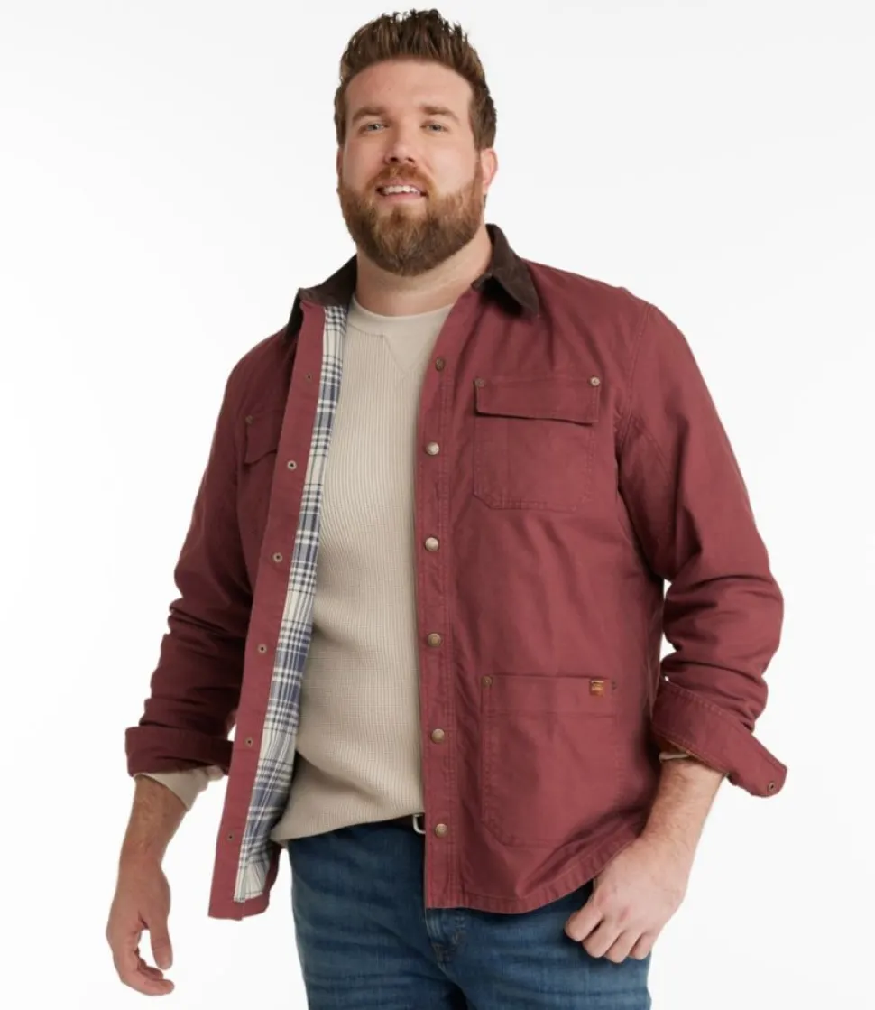 Store L.L.Bean "Men's Signature Lined Canvas Shirt Jac" LightHickory