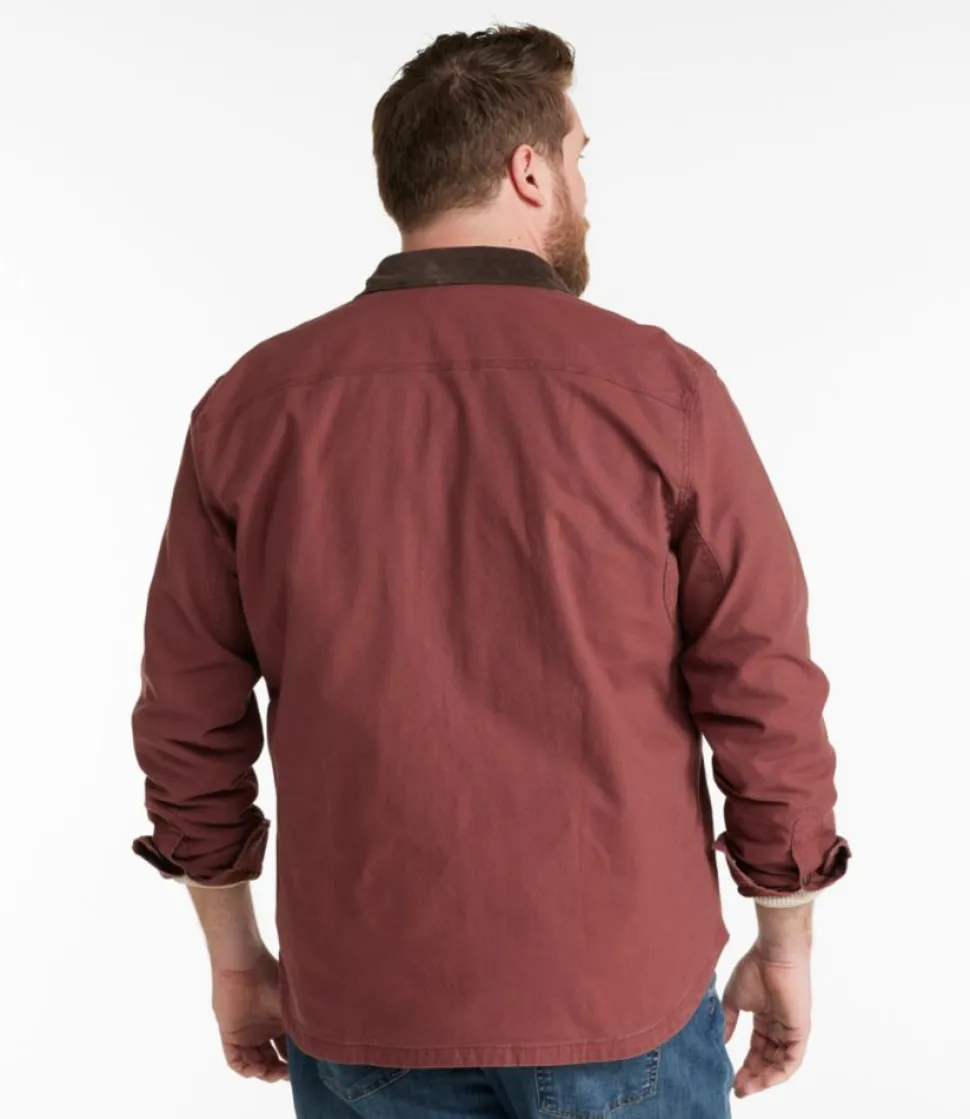 Store L.L.Bean "Men's Signature Lined Canvas Shirt Jac" LightHickory