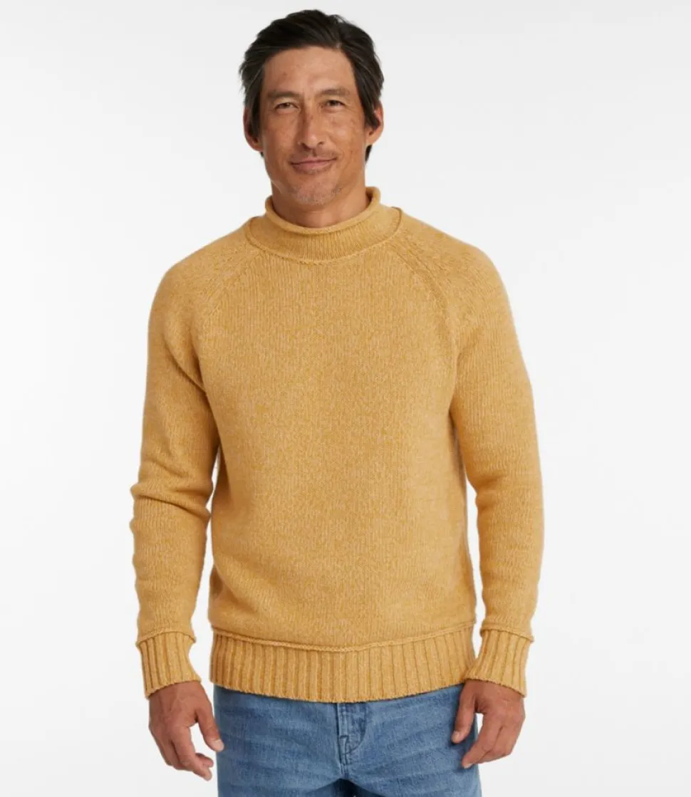 Discount L.L.Bean "Men's Signature Organic Cotton Rollneck Sweater"