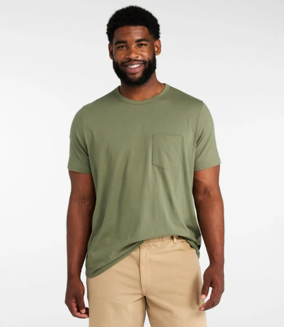 Sale L.L.Bean "Men's Signature Stonecoast Tee, Short-Sleeve"