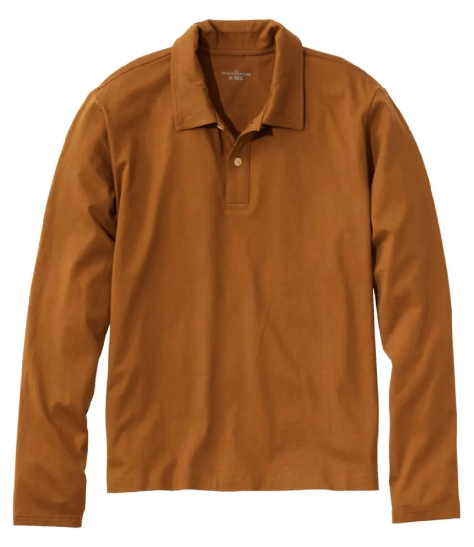 Hot L.L.Bean "Men's Signature Stonecoast Polo, Long-Sleeve"